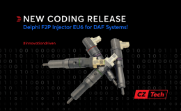NEW CODING RELEASE: Delphi F2P Injector EU6 for DAF Systems